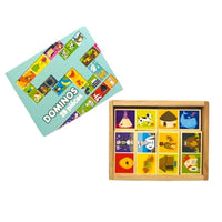 Jeu de dominos en bois