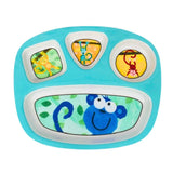 Assiette à compartiments motifs Singe
