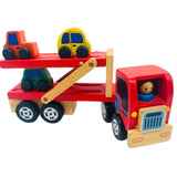 Camion porte voitures en bois