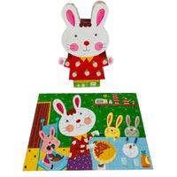 Puzzle La tarte de maman lapin DJECO