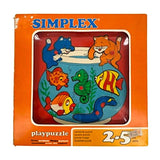 Puzzle en bois vintage