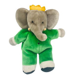 Babar la marionnette en peluche vintage 
