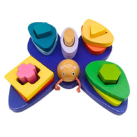 Jouet à encastrer Janod Papillon des Formes