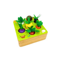 Puzzle potager en bois