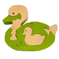 Puzzle 3D canard et son caneton