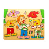 Puzzle les habits de Charlotte