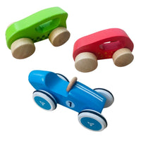 Lot voitures en bois