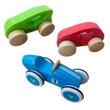 Lot voitures en bois