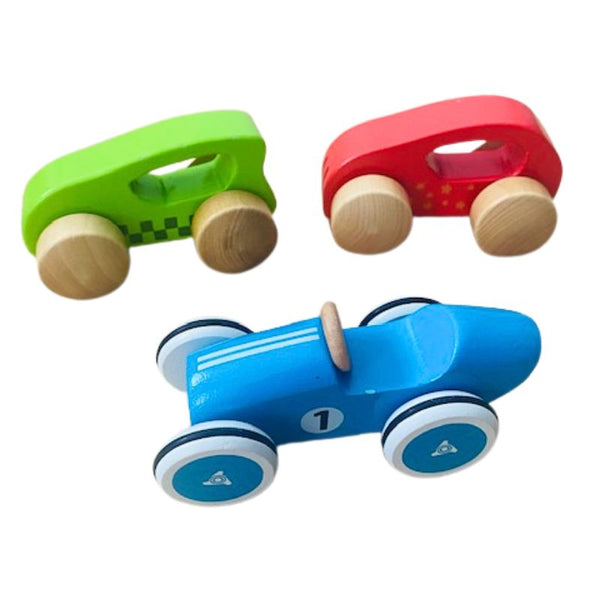 Lot voitures en bois